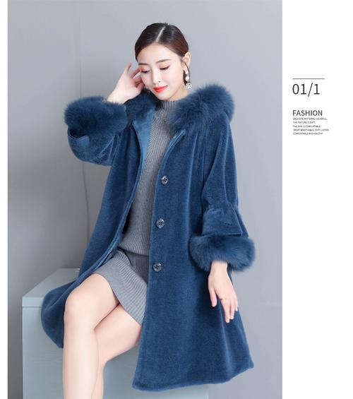 时尚与品质兼具——2018新款颗粒羊剪绒大衣女中长款批发指南